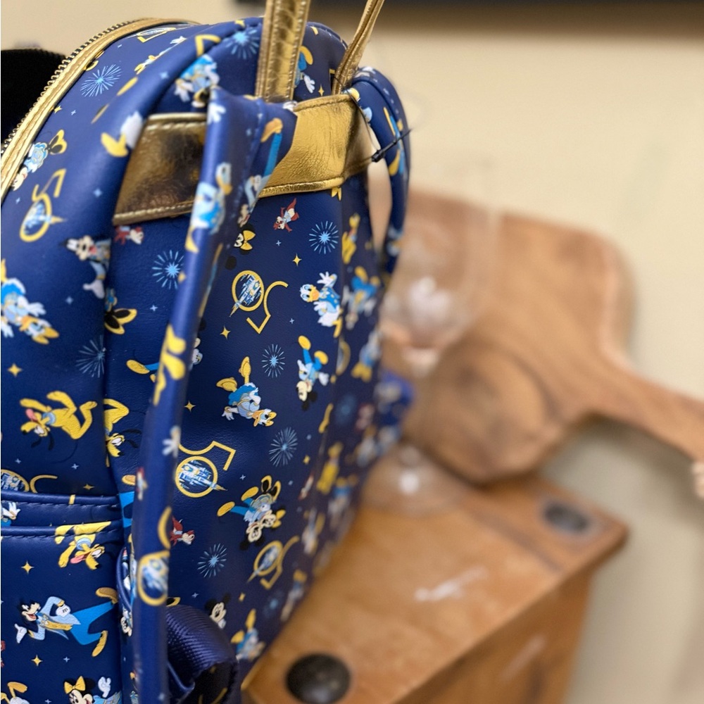 BLACK FRIDAY SALE 🚨Disney Parks Loungefly Blue Backpack - Picture 4 of 6